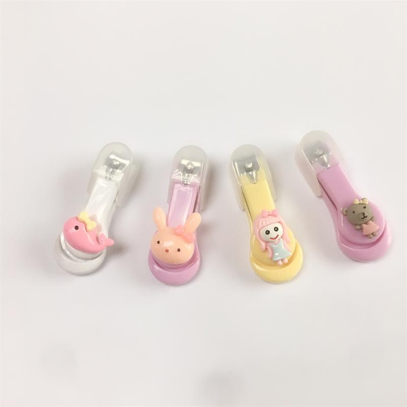 Newest Cartoon Carbon Steel Kids Professional Baby Plastic Nail Clipper Manufacturer