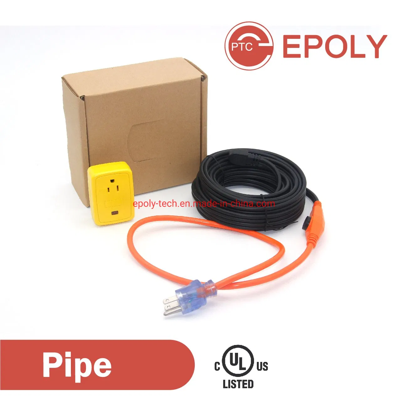 120V Water Pipe Defrost Cable by Constant Wattage Indoor Waterline Use