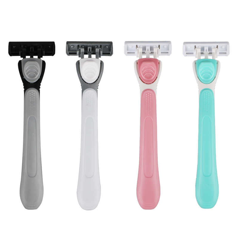 High Quality Triple Blades Women System Razor Face and Body Shaving Tool