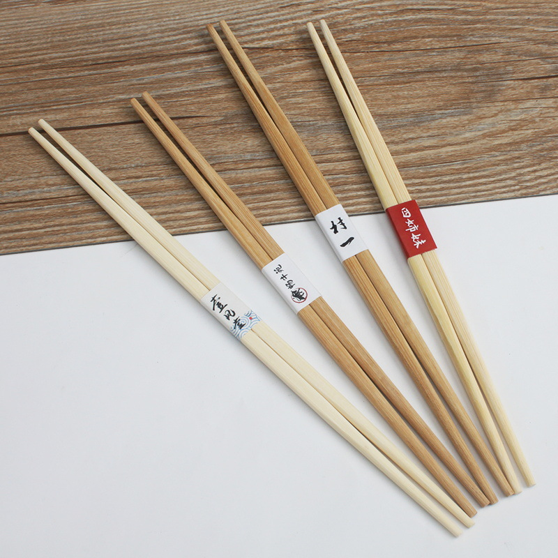 Customized Twins Bamboo Chopsticks for Sushi