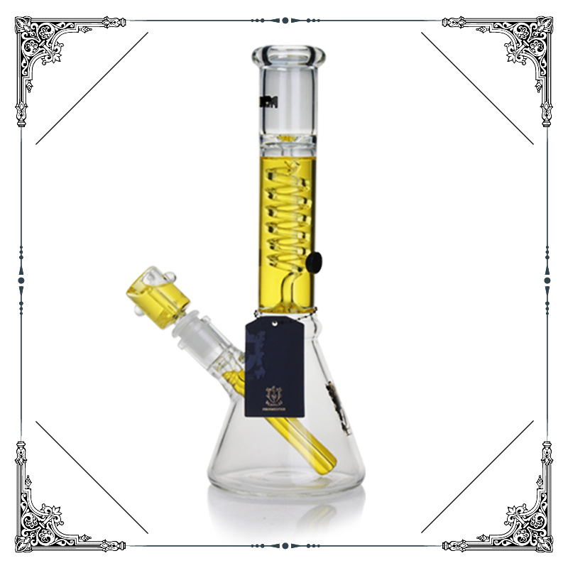 Mini Hookah Phoenix Star 12 Inches Freezable Glycerin Coil Beaker Glass Water Pipe for Smoking