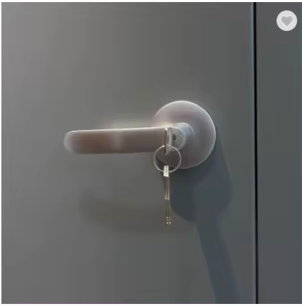 Customizable Steel Fire Entry Doors with Fire Escape Lock Configuration Featuring Tempered Glass and Painted Polymer Surface