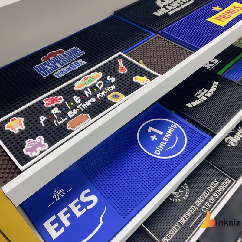 Резиновый барный коврик с логотипом