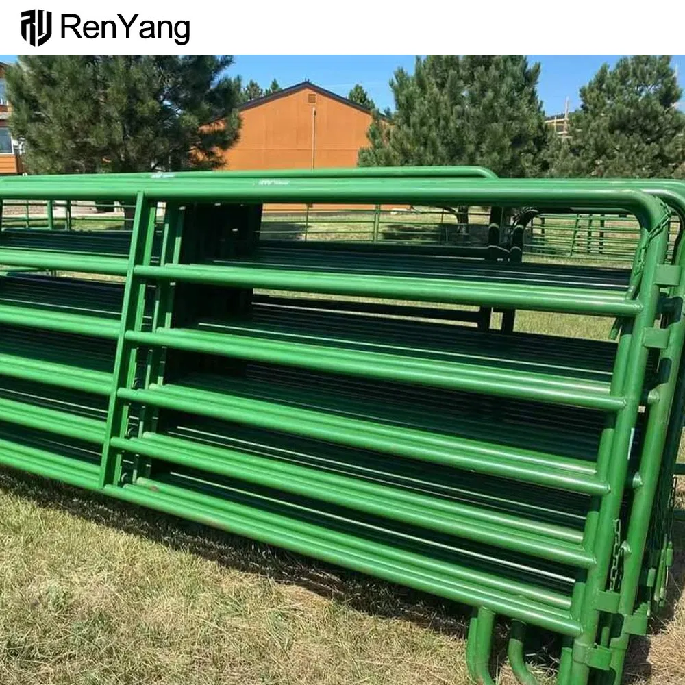 Heavy Duty Steel Farm Fence Cattle Yard Gate Corral Horse Fence Panels Wholesale From China