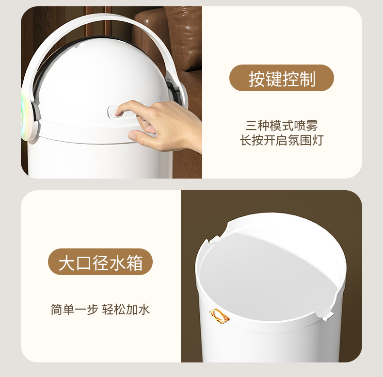 Top-Rated Adjustable Cool Mist Humidifier for Home and Office with Color Options