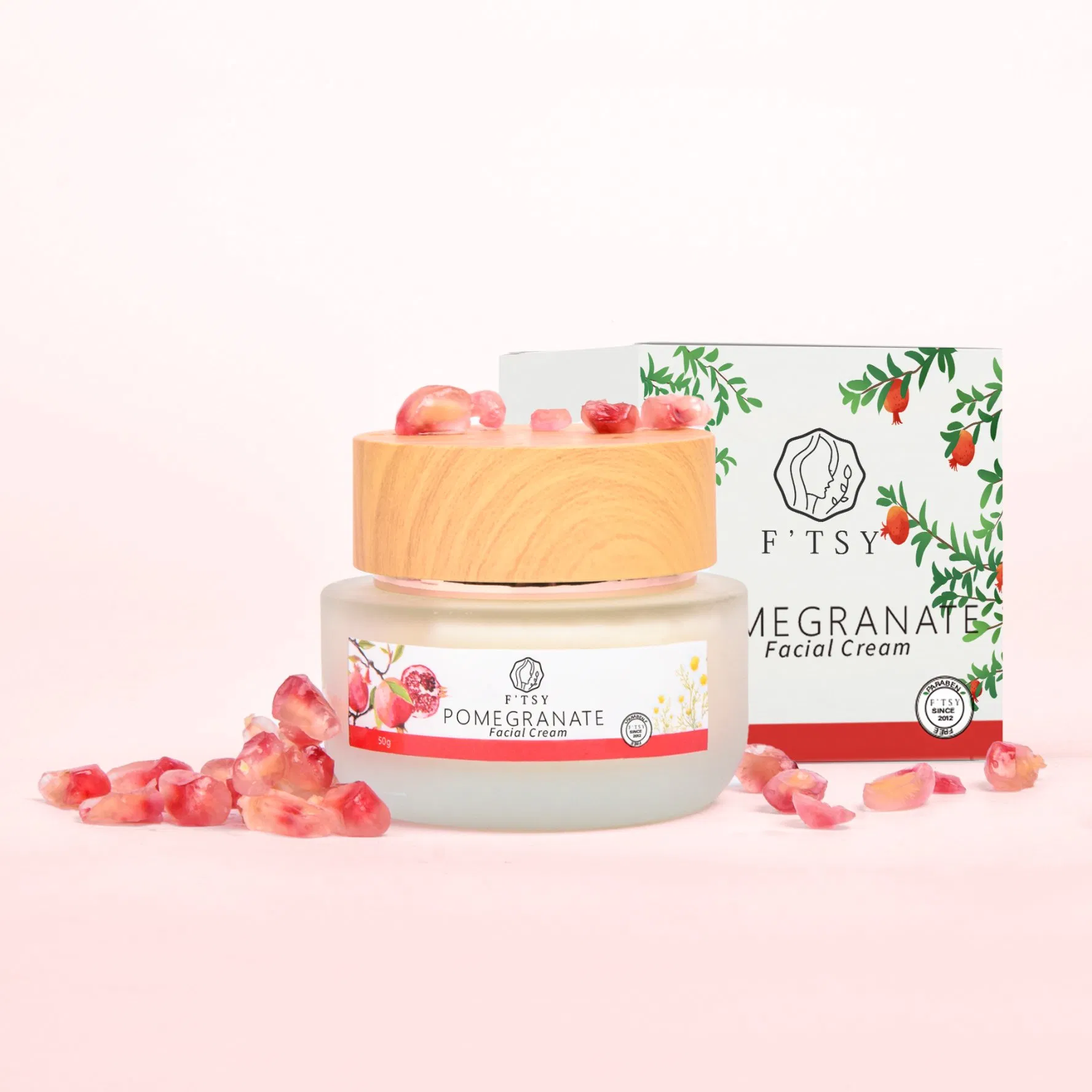 Best Selling Pomegranate Moisturizer Anti Wrinkle Face Cream Hyaluronic Moisturizing Face Cream
