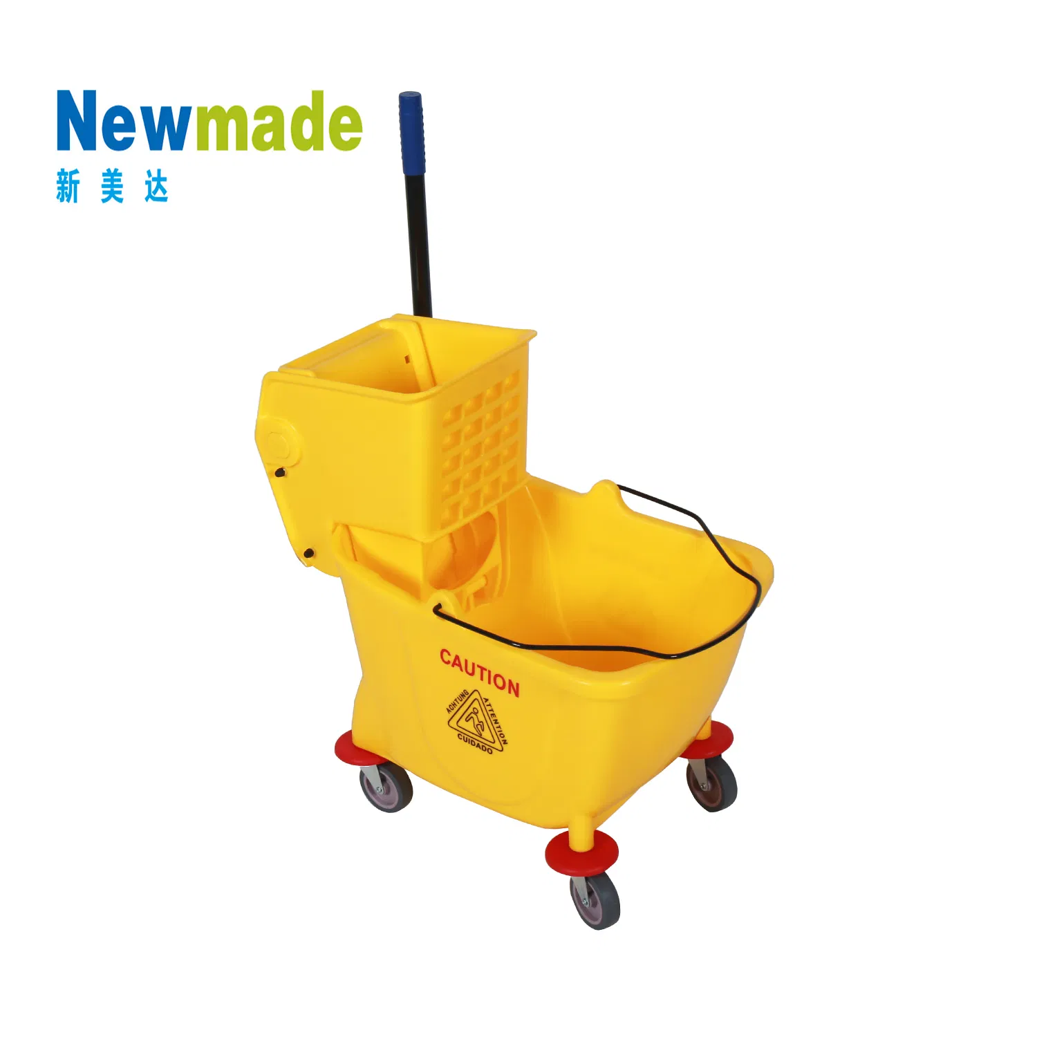Durable Plastic Mini Mop Wringer Mop Bucket with Wringer
