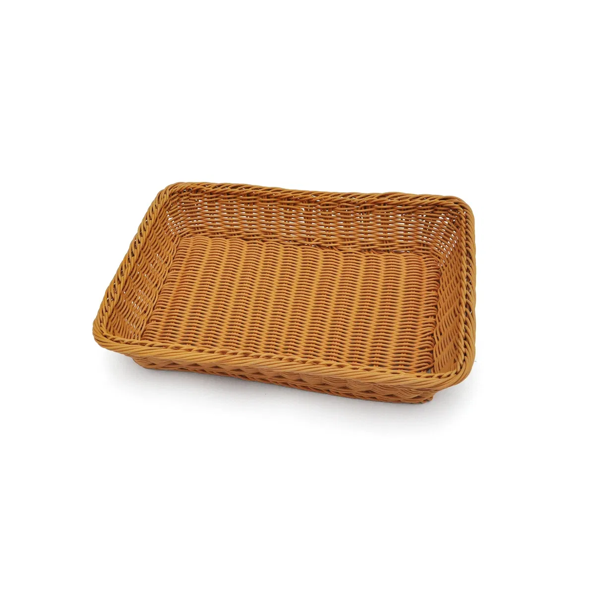 Produce Basket Display Beige 400*300*80mm Environmentally Conscious and Natural Product Presentation