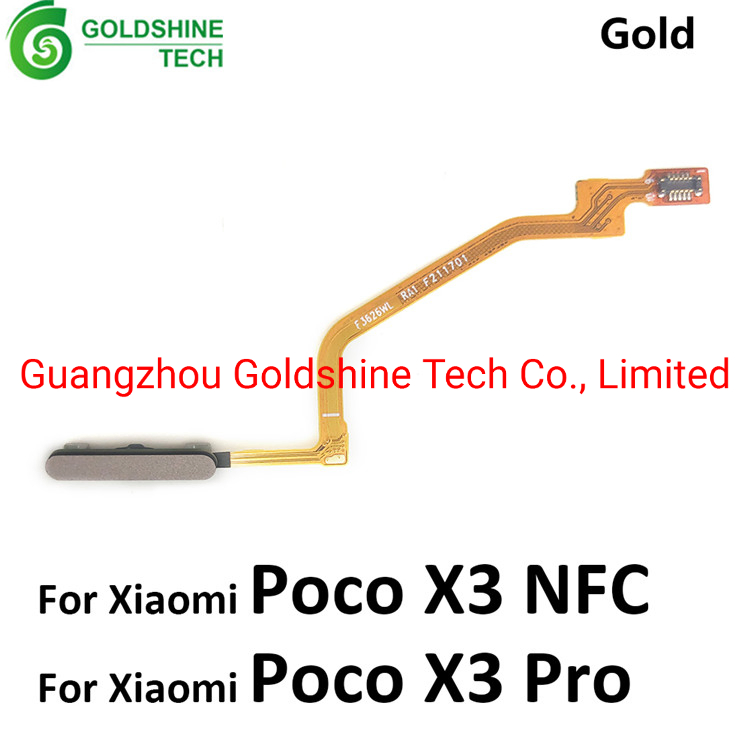 Шлейф сенсора отпечатка пальца для Xiaomi Poco X3 NFC/X3 Pro