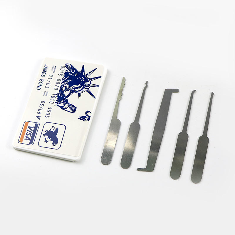 Locksmith Tools Wallet Size Visa James Bond Credit Card Lockpick