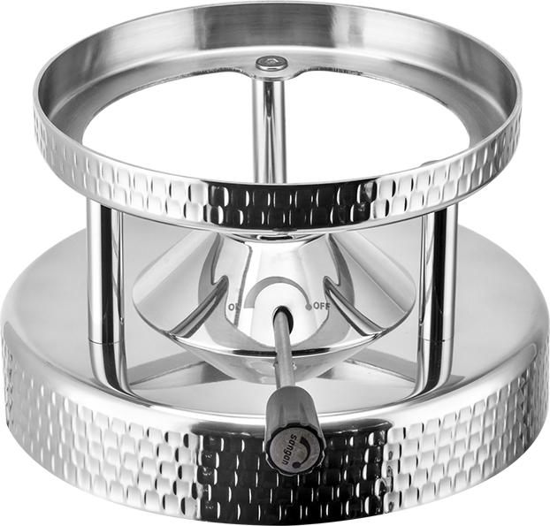 Молотковая кастрюля Tri-Ply с дном-печкой