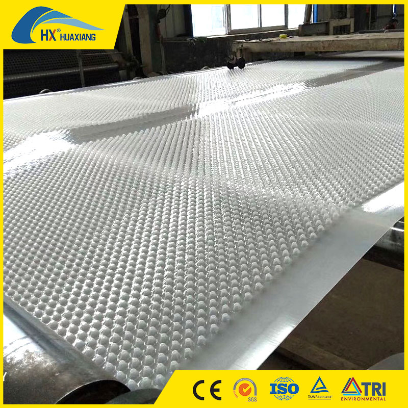High Grade HDPE Dimple Drainage Board in Roof Garden, Lawn