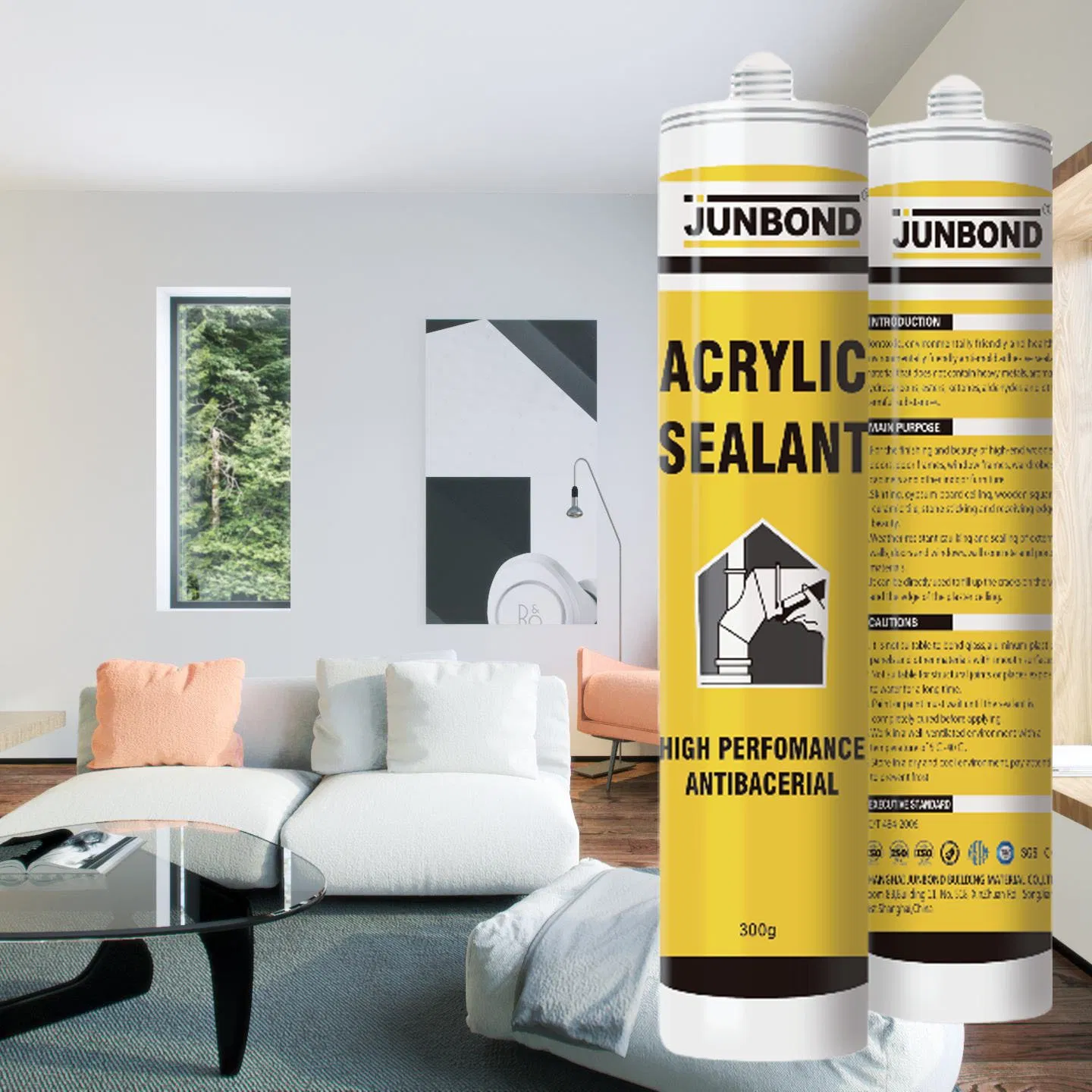 Gold Window Wood Door Glass Waterproof Multi Purpose Acrylic Silicone Sealant Price