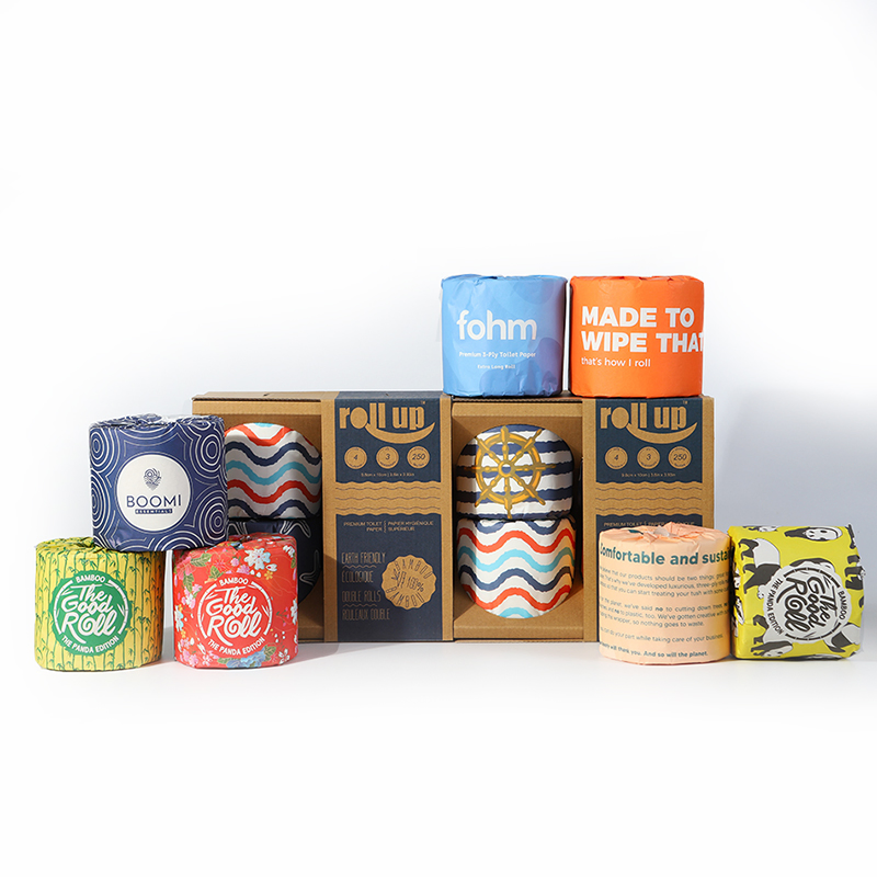 Mexico Toilet Paper Customized Thinner Wrapper Paper Tissue Sanitary Toilet Paper Bamboo Roll