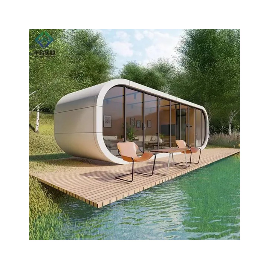 New Manufacturer Fashion 2 Story Homes Modern Modular House Apple Capsule Glass Houses