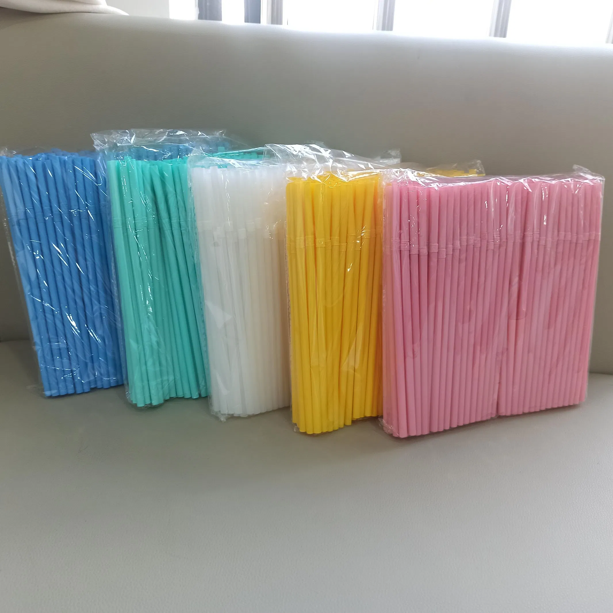 PLA 100% Biodegradable Bend Straws Non Plastic Drinking Straw