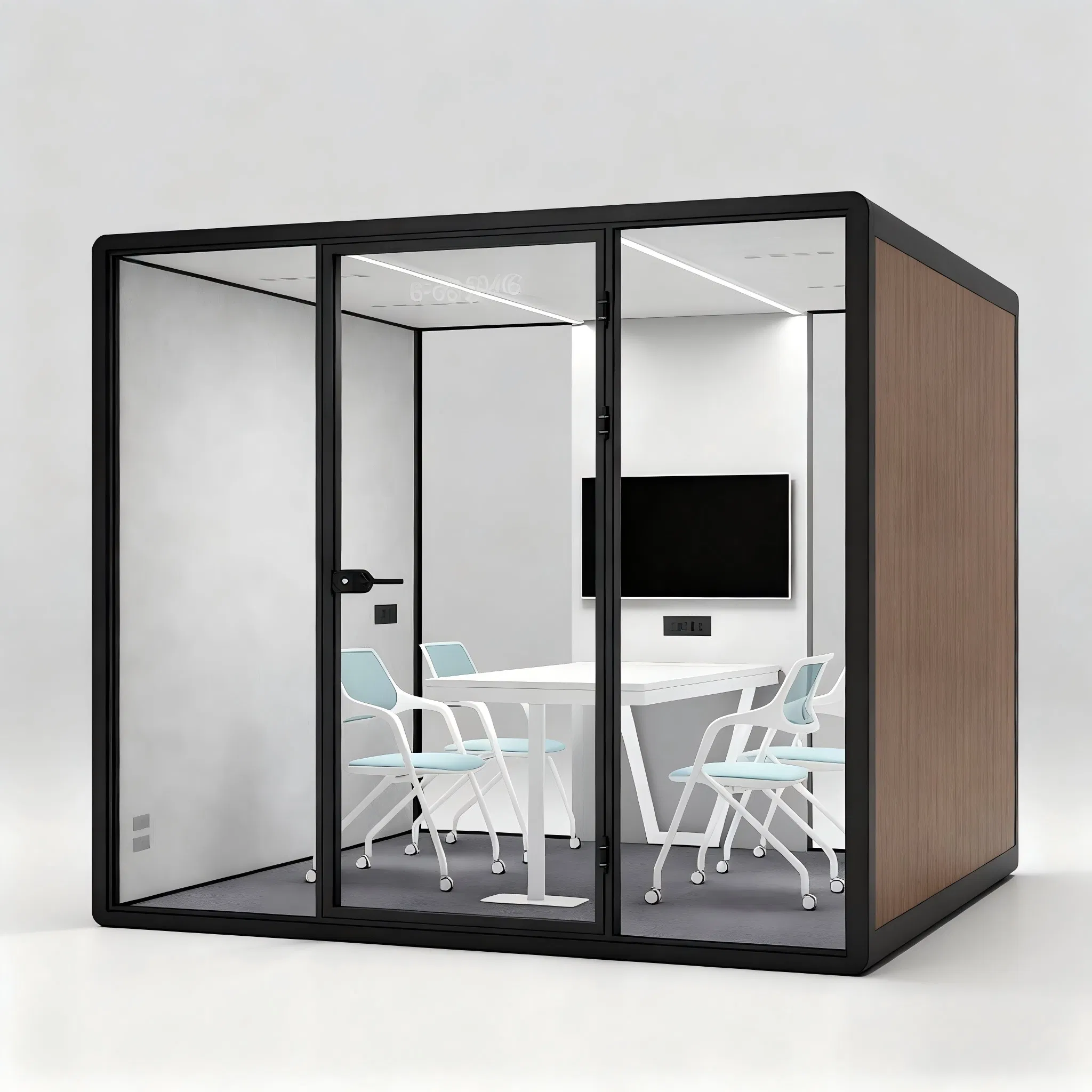 Meeting Pod Silent Glass Phone Booth Casa Modular Soundproof Silence Box Office