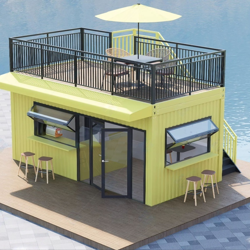 40FT Container Villa House Portable Expandable Prefab House Tiny Homes Mobile Home Space Capsule House