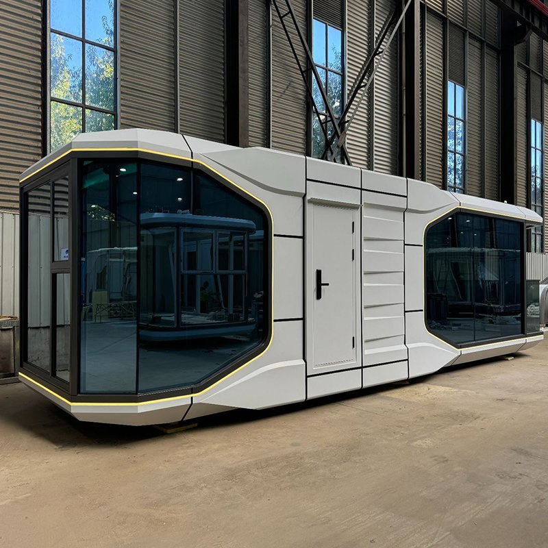 Prefabricated Mini Capsule House - Steel Construction with Online Support