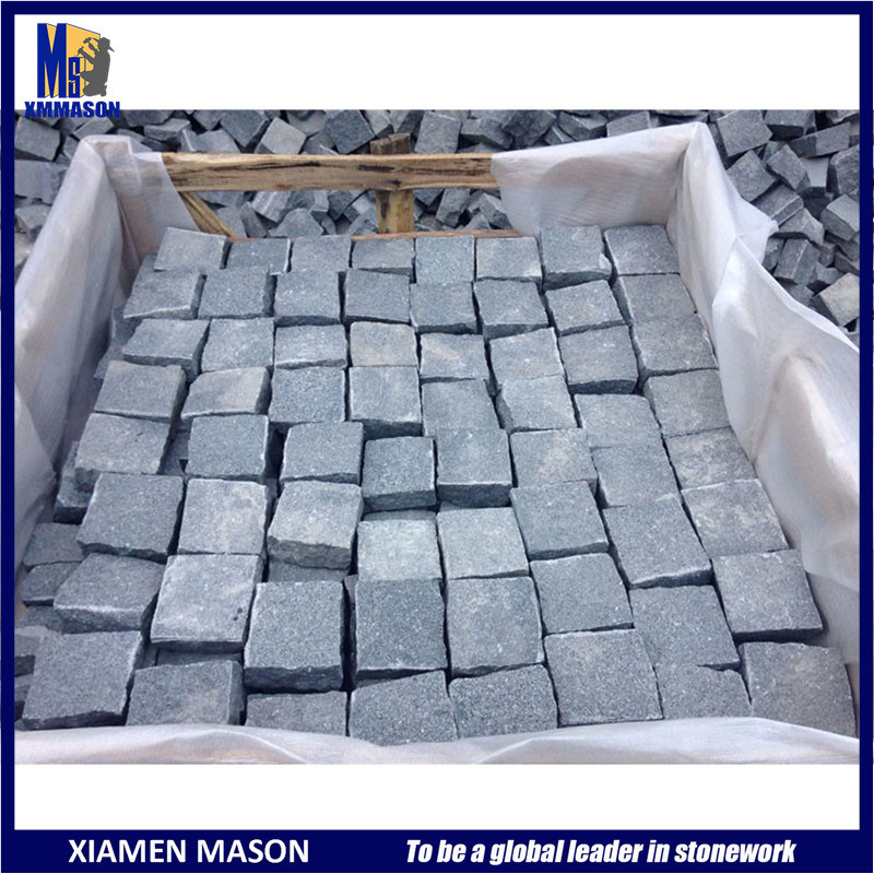 China Supply G602 Grey Granite Paving Stone Sett Pavers Block Brick for Driveway Road Patio
