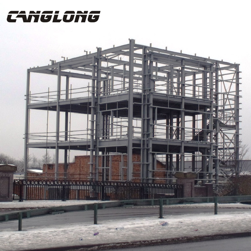 Prefabricated Steel Structure Restaurant Building High Rise Steel Hotel Building Modern Design Hotel Building