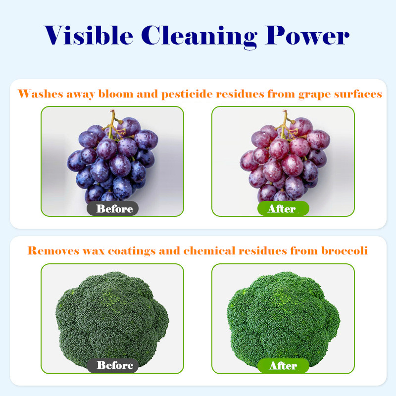 Food-Grade Natual Pesticide Remover Eggshell-Derived Fruit Vegetable Veggie Cleaning Wash Powder