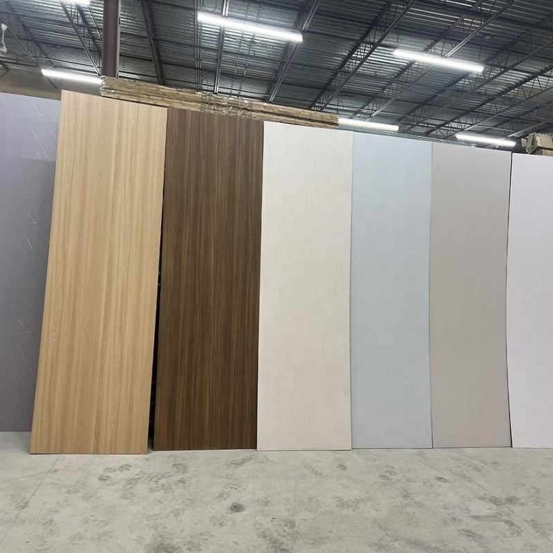 High End Customized Wood Grain Carbon Crystal Wall Panel for Hotels Wall Decoration