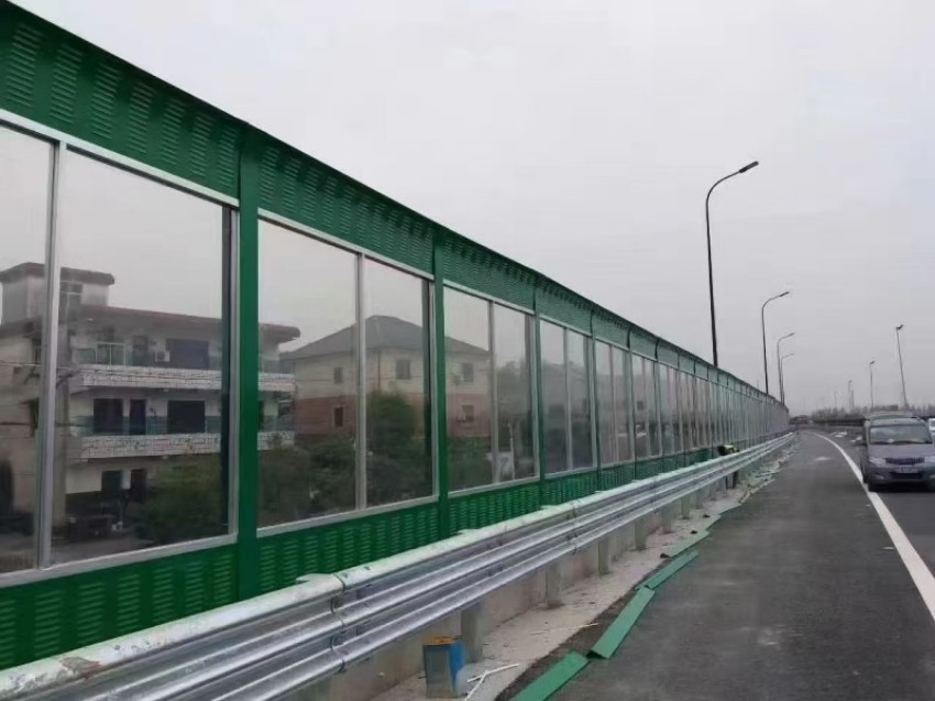for Modern Highway Fence Construction Sound Barrier Acryl Material Fire Water Resistant Anti-Corrosion Visual Noise Barrier