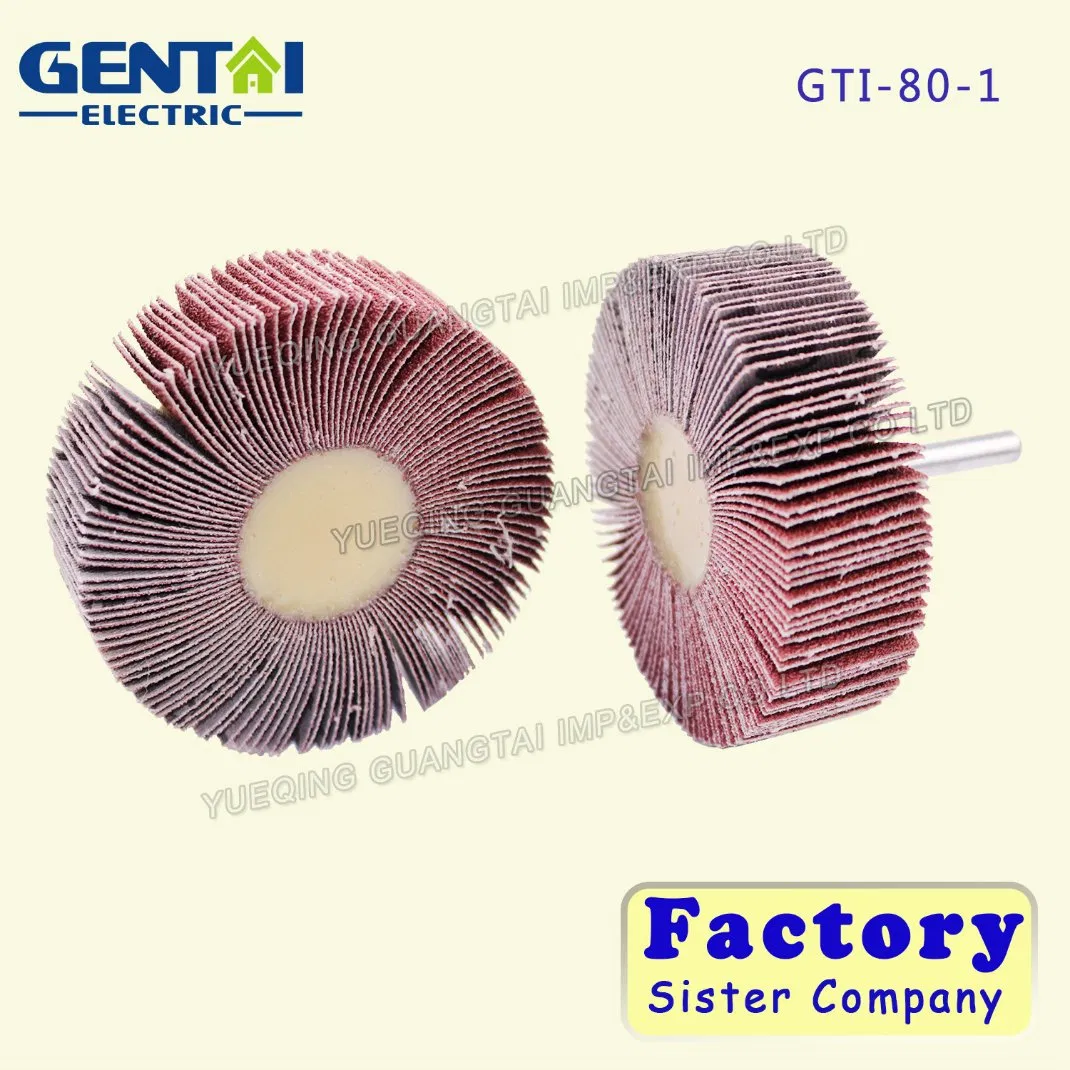 Лепестковый круг 80x25 мм, зерно 60, с валом для металла