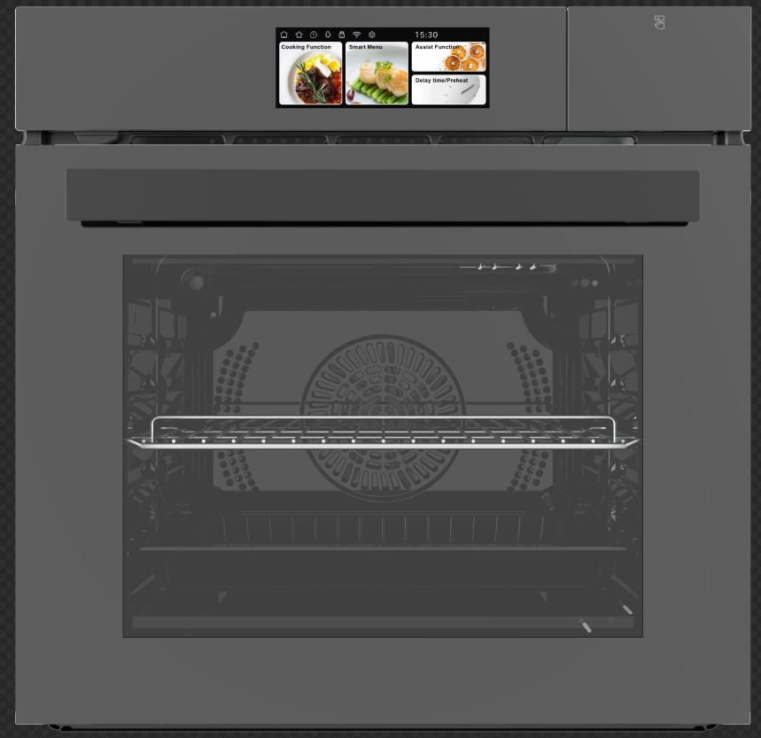 Touch Control TFT Display Built-in Electric Smart Combi Steam Oven