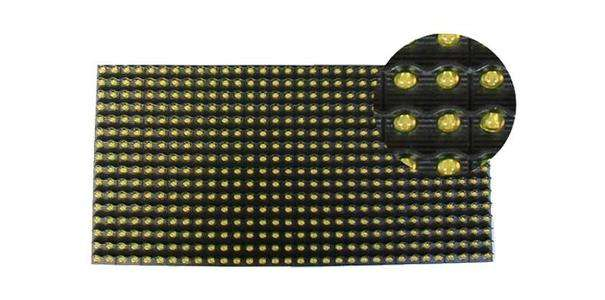 1y DIP Single Color Amber /Green Semi-Outdoor LED Screen Module P10 LED Display Module Programmable Scroll Screen