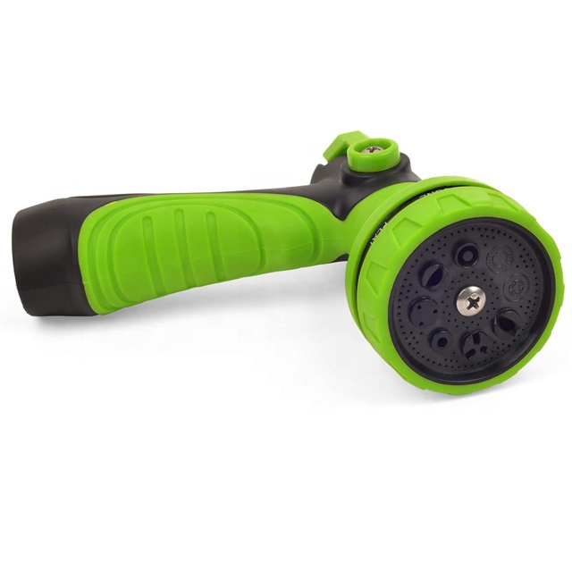 Spray Nozzle with Thumb Control and 8 Pattern Adjustable