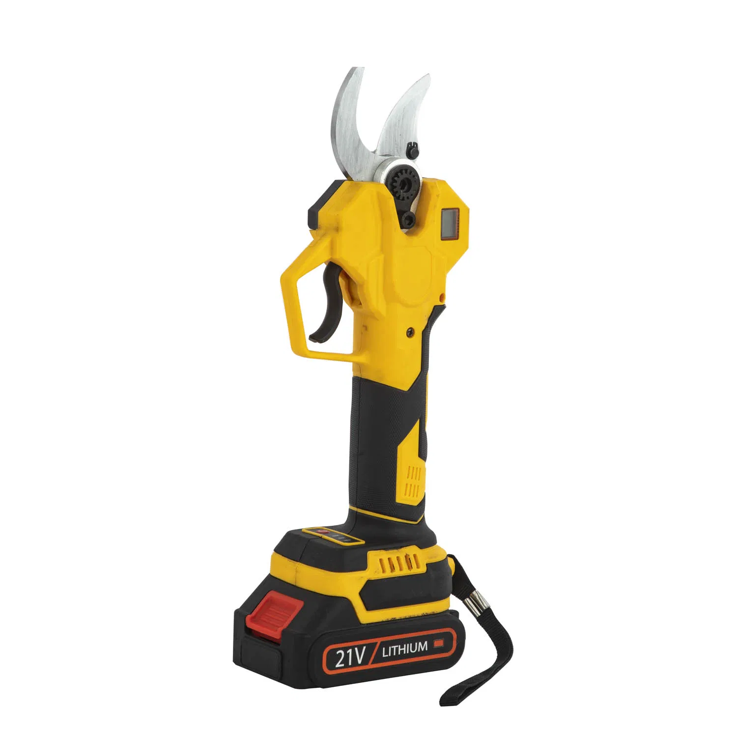 Электрический садовый секатор 21V с дисплеем, 30 мм