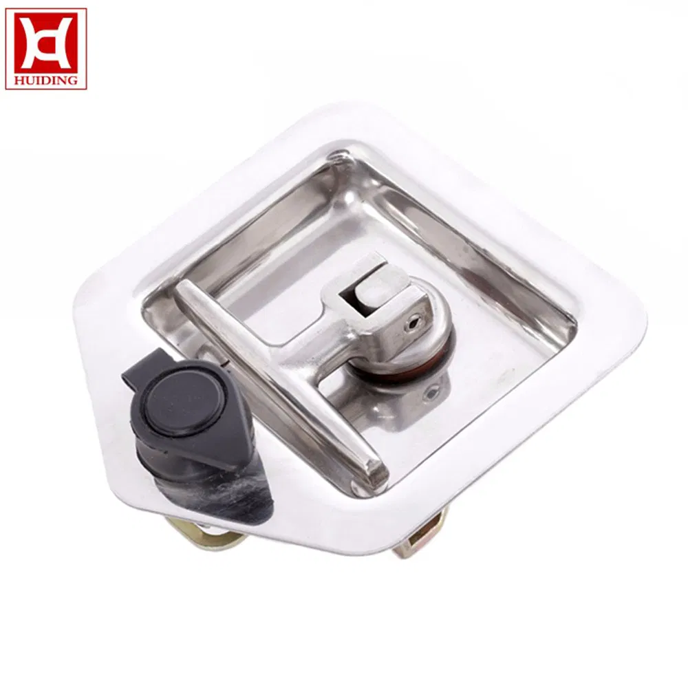 Stainless Steel T Bar Truck Handle Cabinet Toolbox Panel Paddle Locks