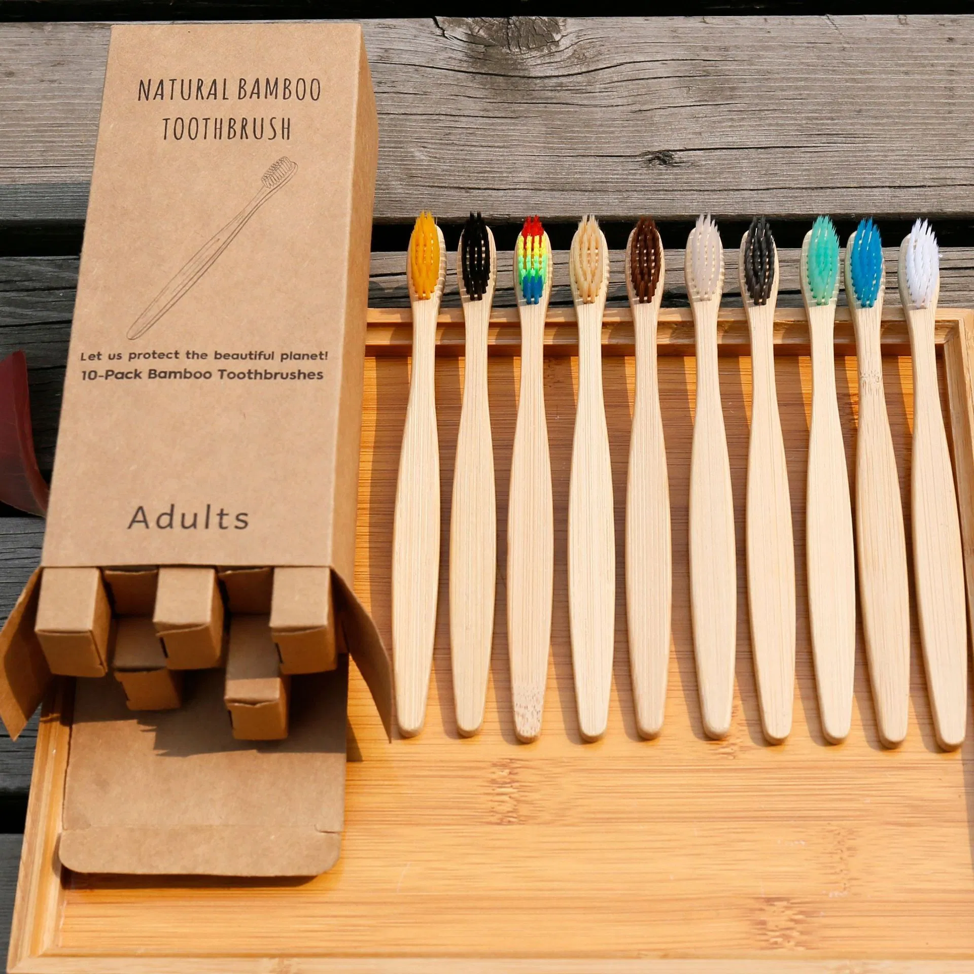 Bamboo Toothbrush Hotel Toothbrush Eco Friendly