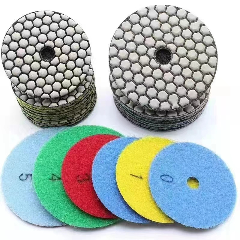 Алмазная полировальная подушка для камня, гранита, мрамора