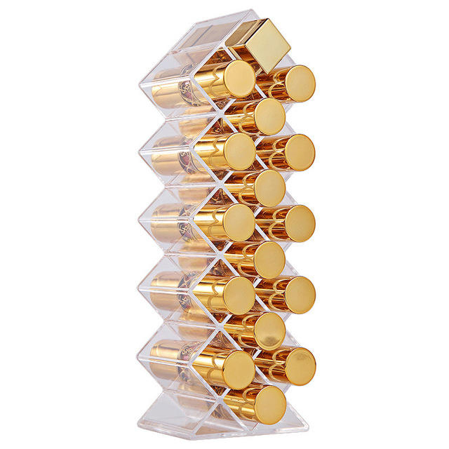 Cosmetic Jewelry Storage Box Organizer Lipstick Storage Racks Desktop Organizer