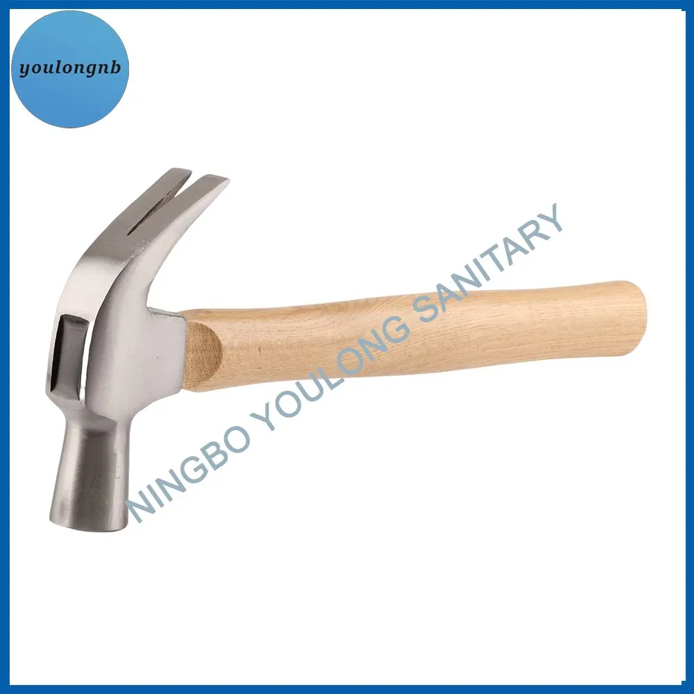 Heavy Duty Forged Carbon Steel Fiberglass Skidproof Handle Claw Nail Hammer