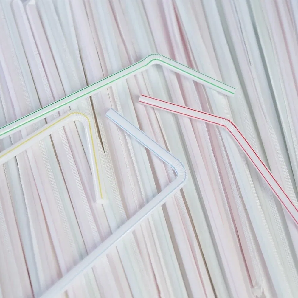 Food Grade OEM Custom Colored Plastic Compostable Drinking Straws