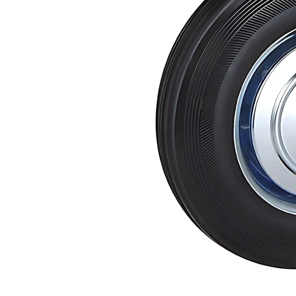 Swivel Rubber Castor W/Double Brake, 1158#