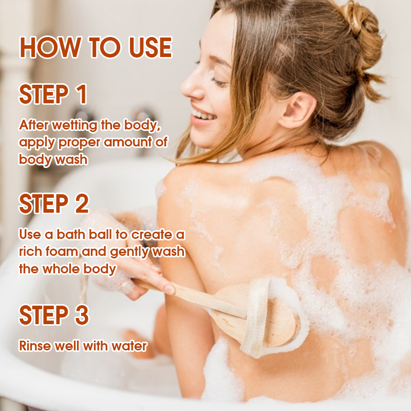 Private Label Paraben-Free Moisturizer Nourishing and Organic Whitening Bleaching Carrot Shower Gel