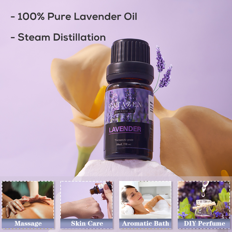 Natural Organic Soothe Muscles Eliminate Physical Fatigue Lavender Body Friction Essential Oil