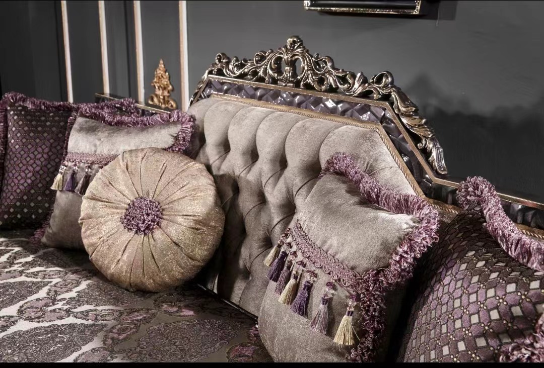 Диван Честерфилд деревянный классический для гостиной