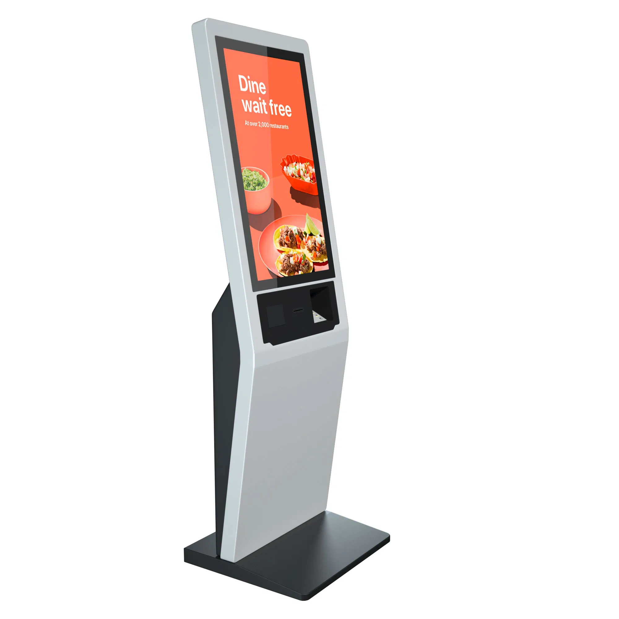 Ordering Payment Kiosk Capacitive Touch Screen Food Ordering POS System Self Payment Virtual Terminal