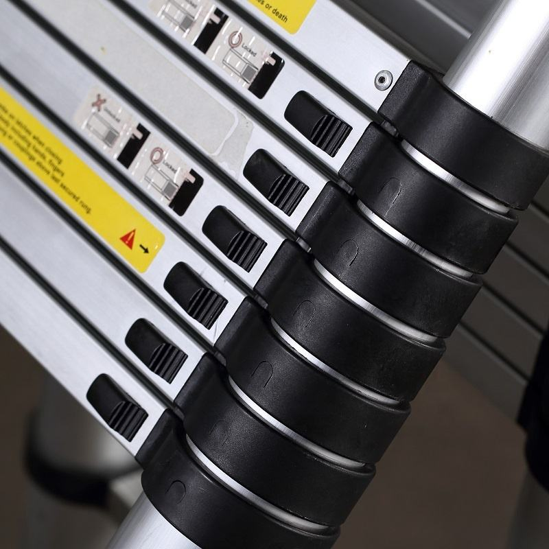 En131 Single Straight Aluminum Telescopic Ladder 3.8m Manufacturer