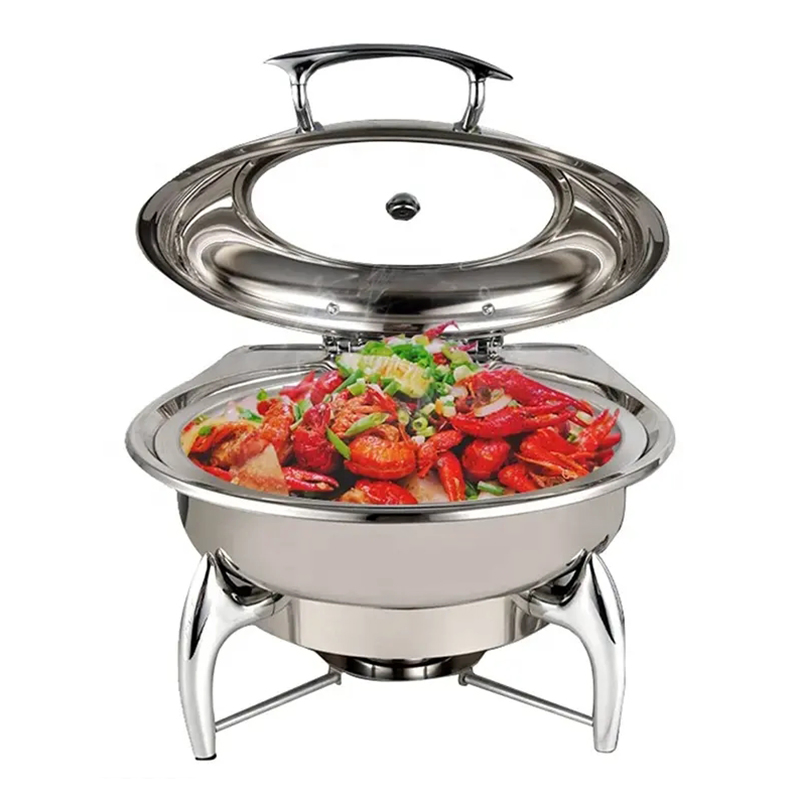 6L Chafing Dish Buffet Set Stainless Steel Chafers for Catering Dinner Wedding Party