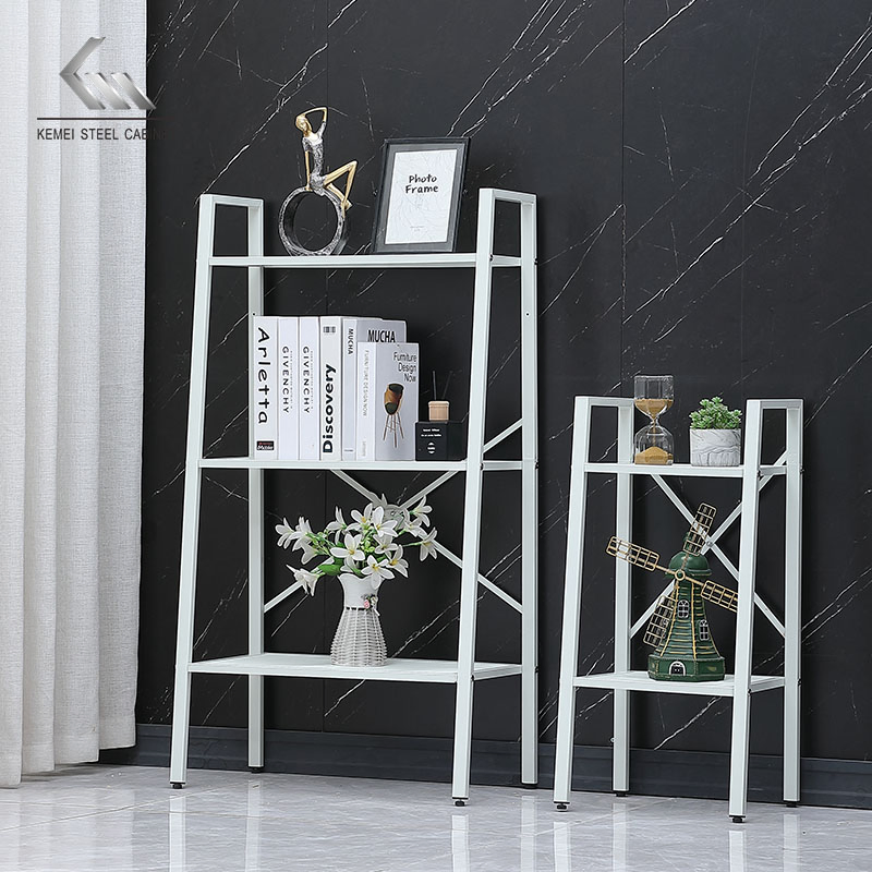 Металлическая лестница-стеллаж Kemei, 4 полки