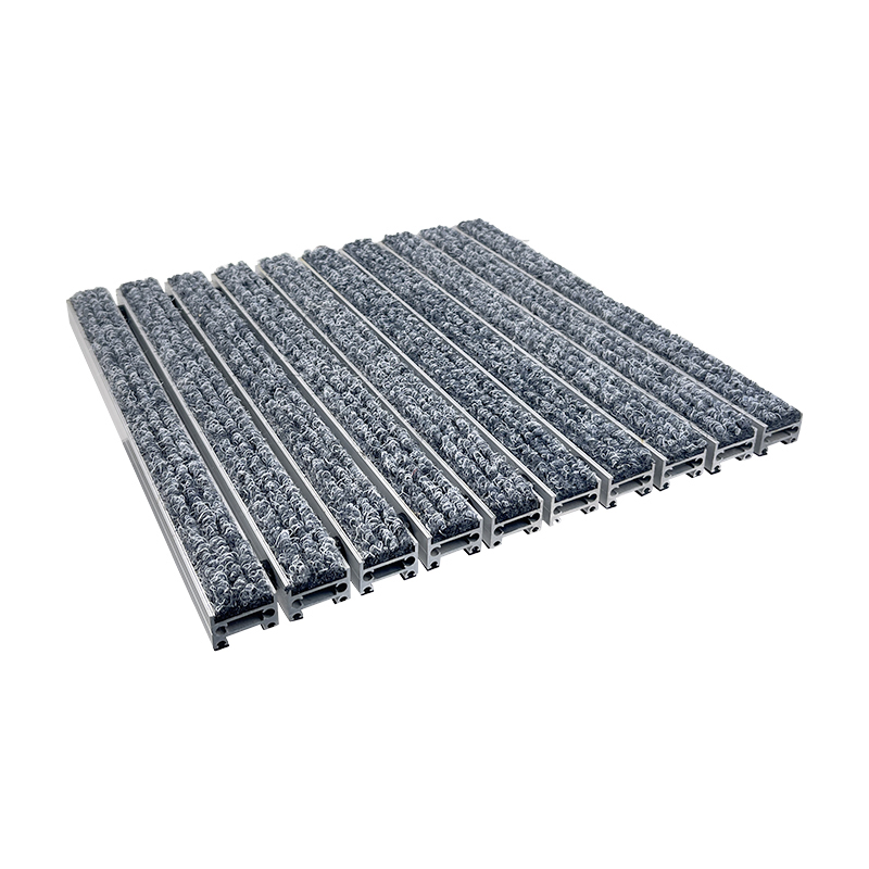Commercial Exterior Entrance Mat with Aluminum Base for Business