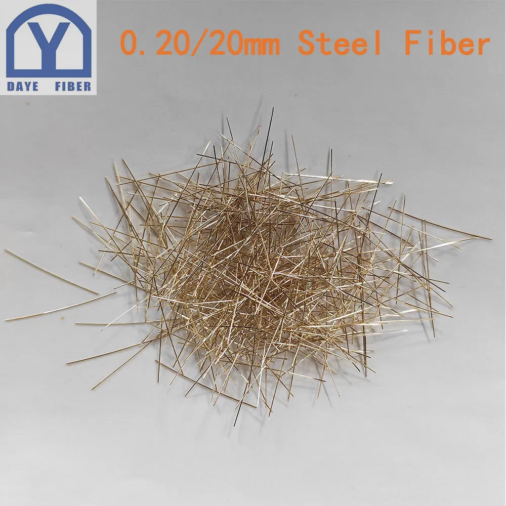 0.20/20mm Micro Steel Fiber Price for Lightweight Uhpc Concrete Wall Panel