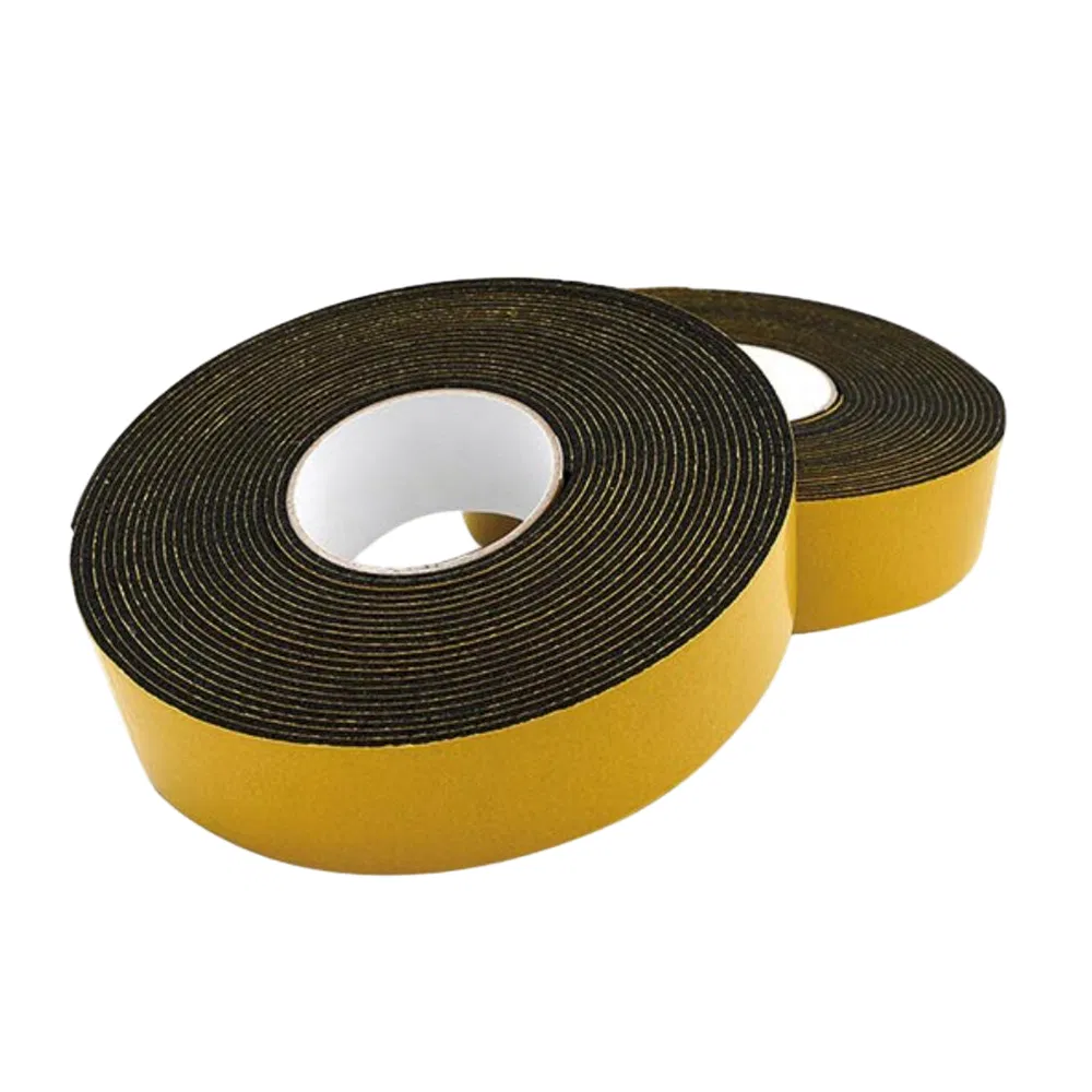 Yellow Color Reinforced Rubber Foam Tape for Sealing